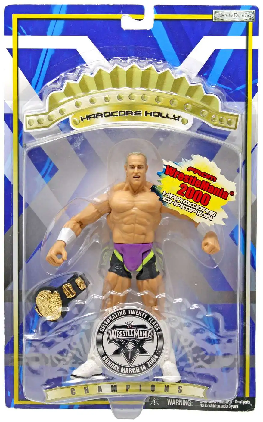 WWE Wrestling WrestleMania 20 Champions Hardcore Holly 6 Action