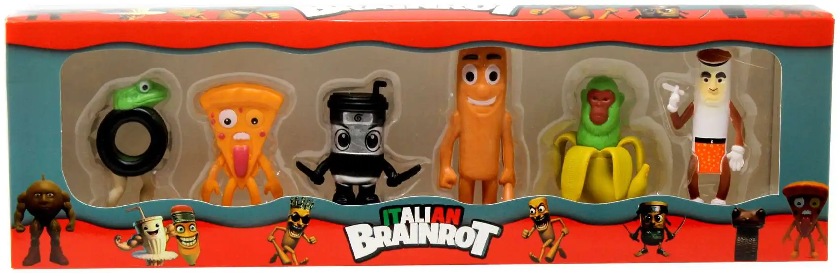 Italian Brainrot Figure 6-Pack [Version A]