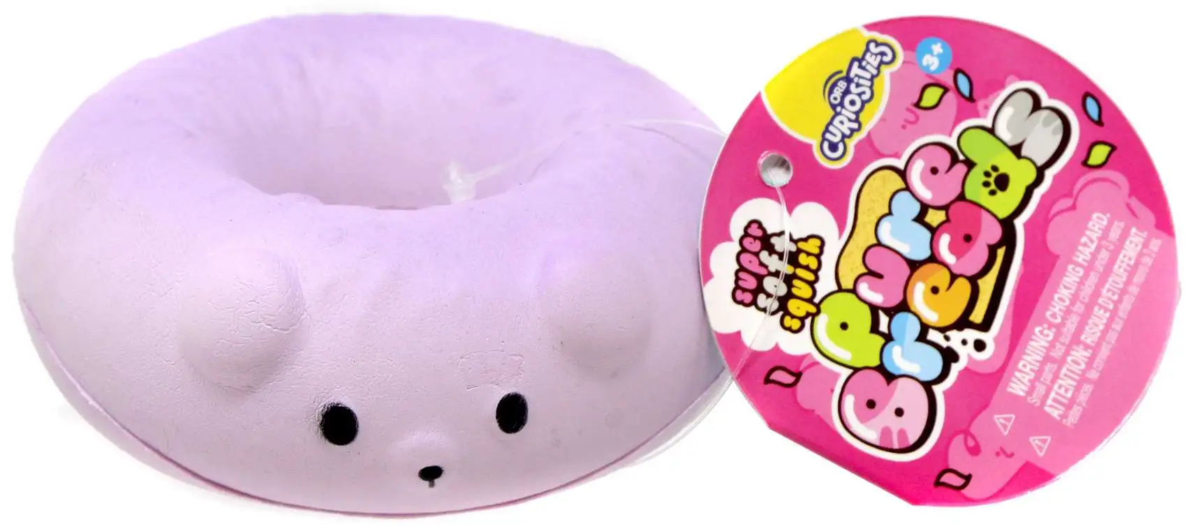 Pure Breads Bagels PURPLE Super Soft Squish Toy