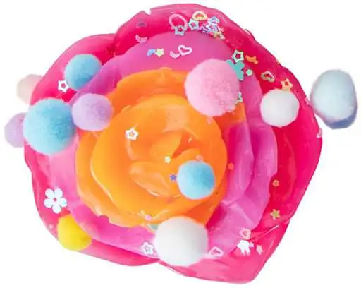Taba-Licious Flowers Orange & Pink 4-Inch Squeeze Toy