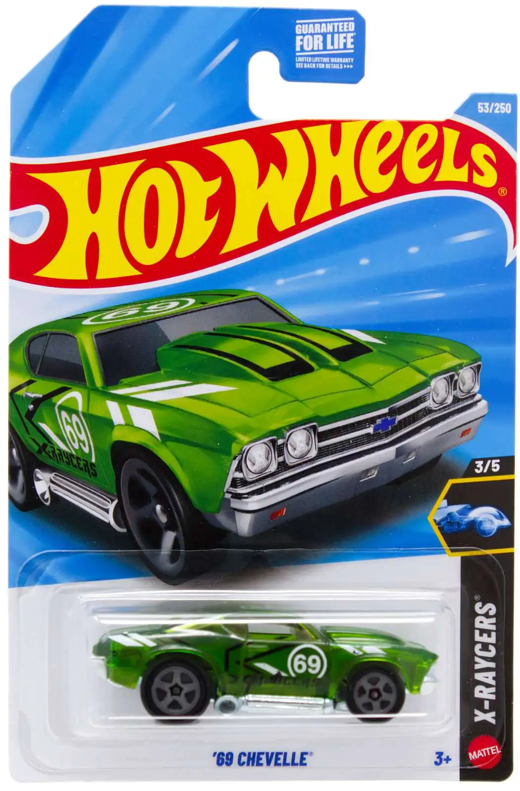 Hot Wheels X-Raycers 69 Chevelle 164 Diecast Car Mattel Toys - ToyWiz