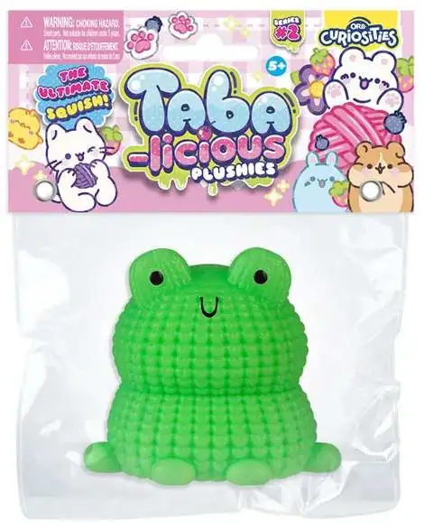 Taba-Licious Plushies Frog 3-Inch Squeeze Toy [Knit Texture]