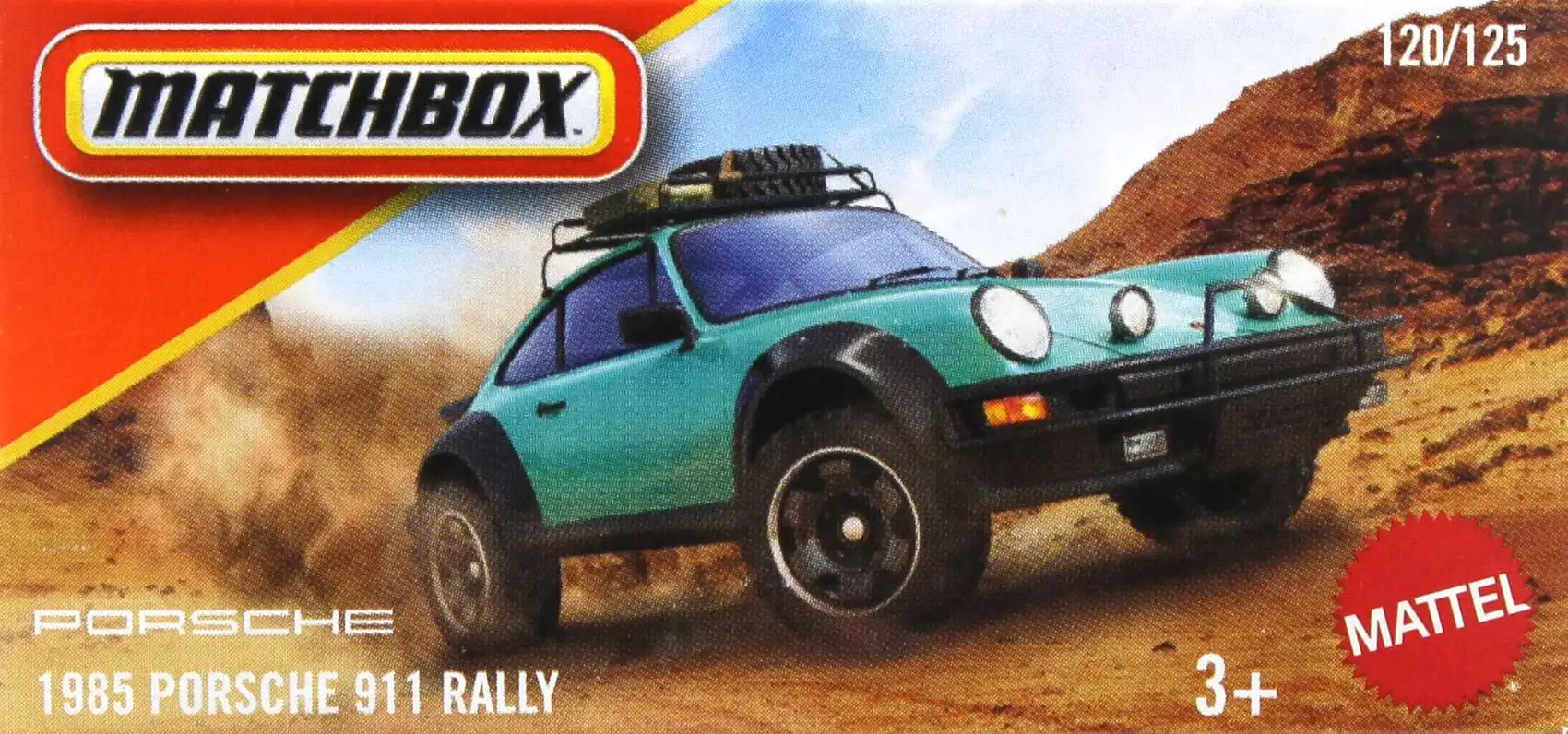 Matchbox 1985 Porsche 911 Rally Diecast Car Boxed Mattel - ToyWiz