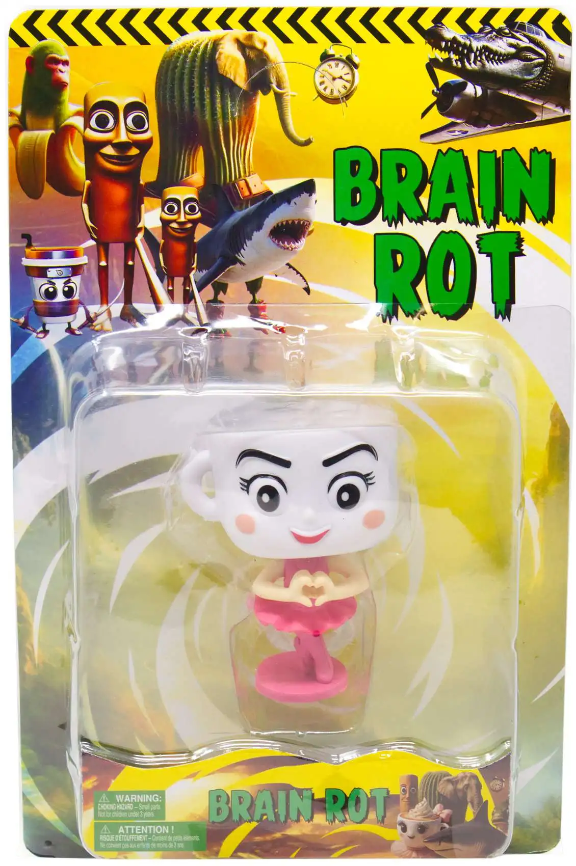 Brainrot Ballerina Cappuccina Action Figure