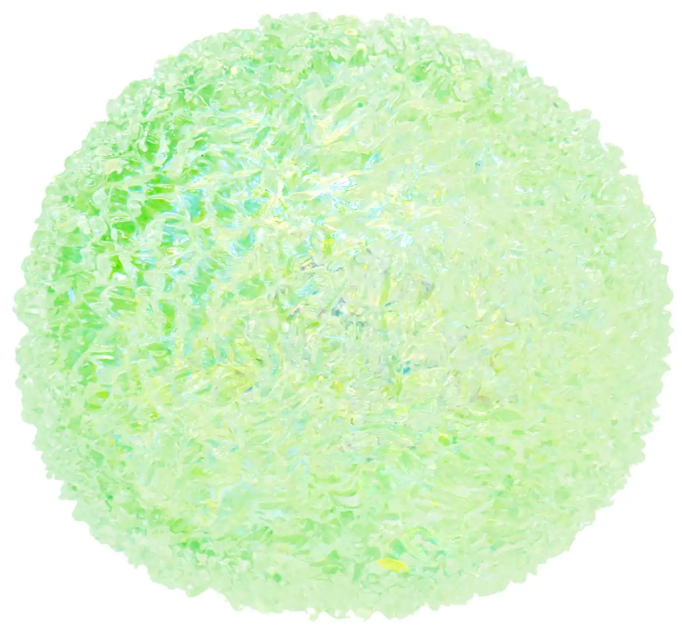Crystal Squish Stretch Ball Diamond Ball GREEN 2.3-Inch Stress Squishy Fidget Toy