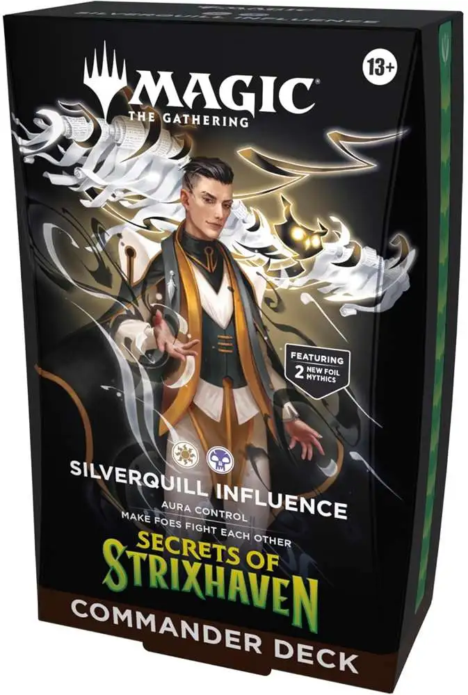 MtG Secrets of Strixhaven Silverquill Influence Commander Deck
