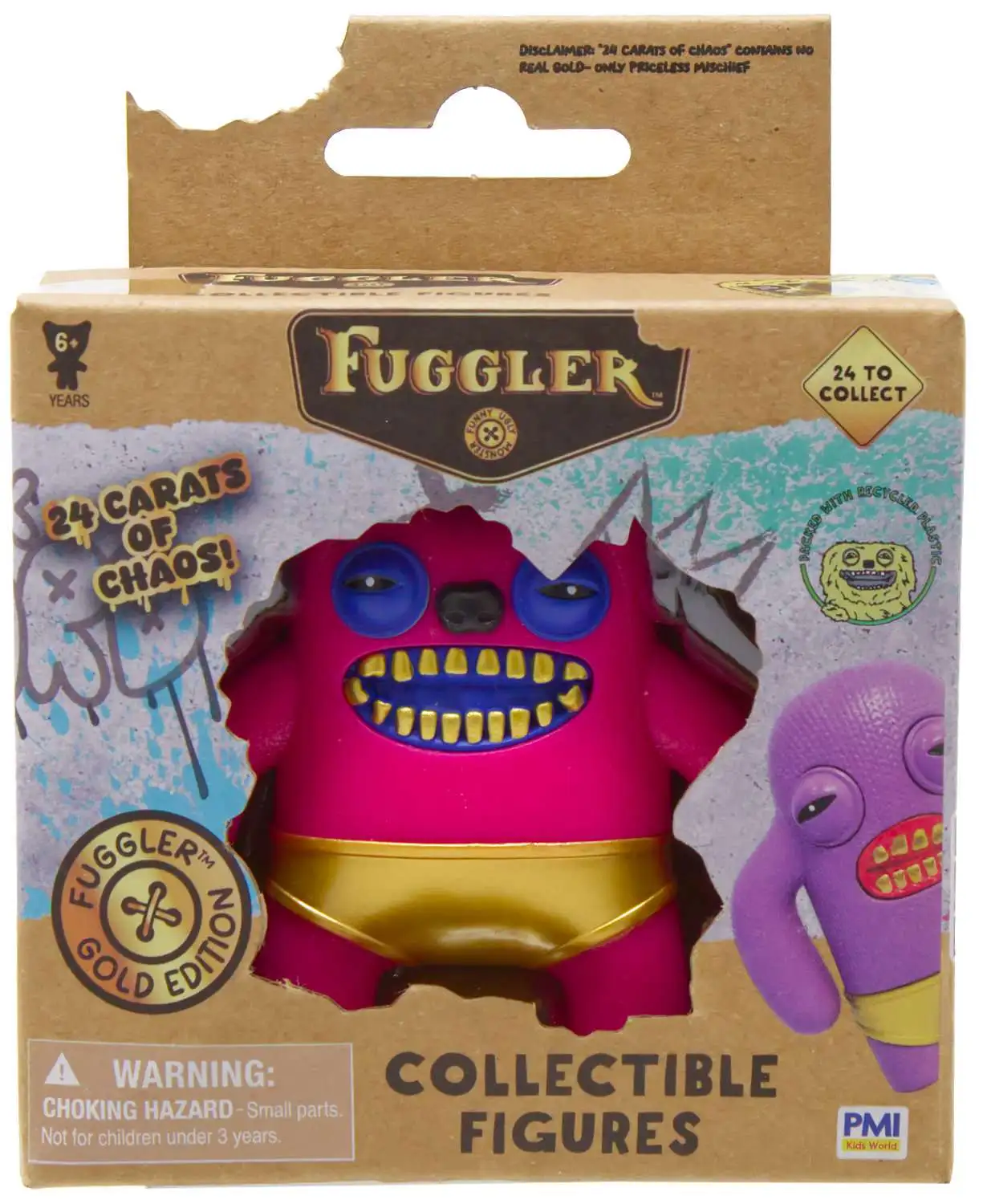 Fuggler Gold Edition Greedy Grinner 2.5 Mini Figure PMI - ToyWiz