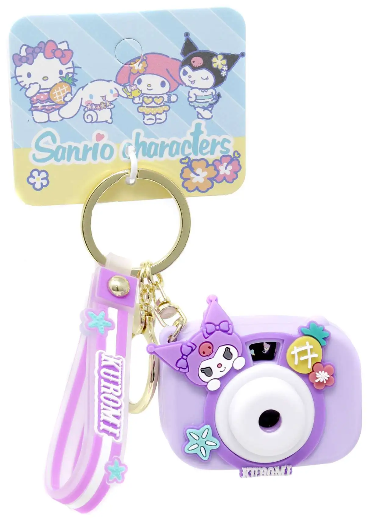 ♥koromo様♥ Sanrio Characters Projection Camera Kuromi Keychain - ToyWiz