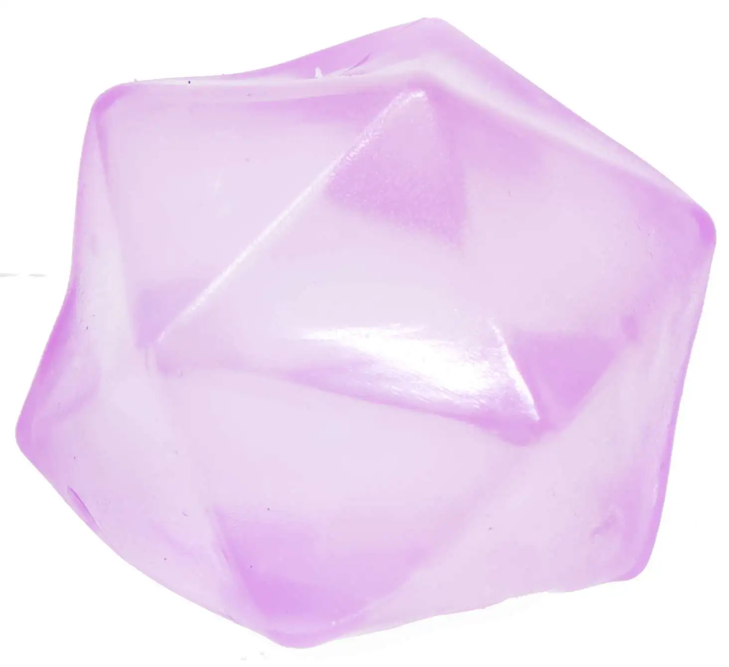 Maltose Polygonal PURPLE 2-Inch Stress Squishy Fidget Toy