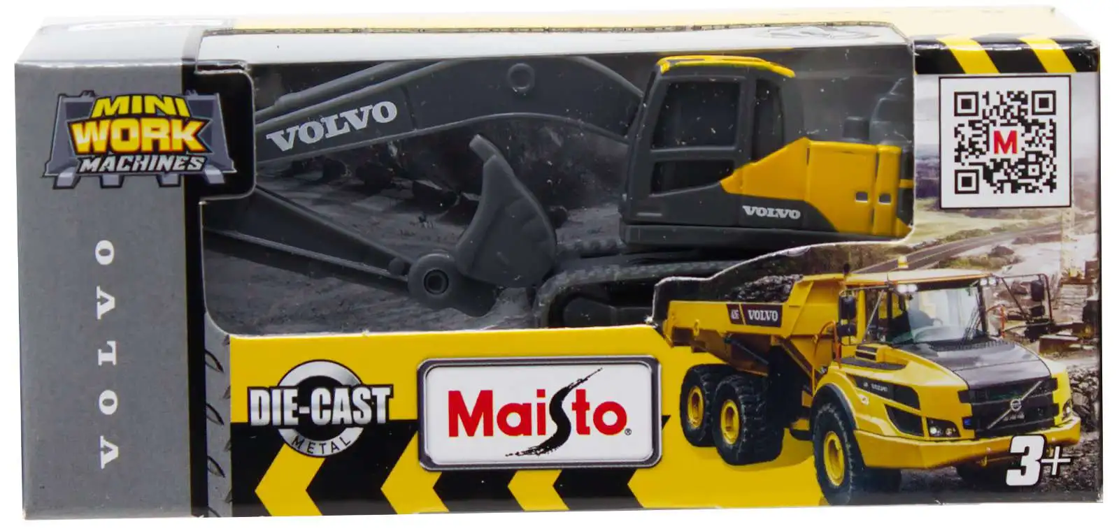 Mini Work Machines Volvo Excavator Diecast Vehicle