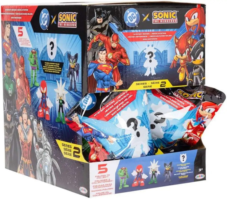 HERO'S BUONO ヒーローズ　ボーノ　新品2個セット　陰キャ Sonic The Hedgehog x DC Series 2 2.5 Mystery Heroes Box 12 Packs