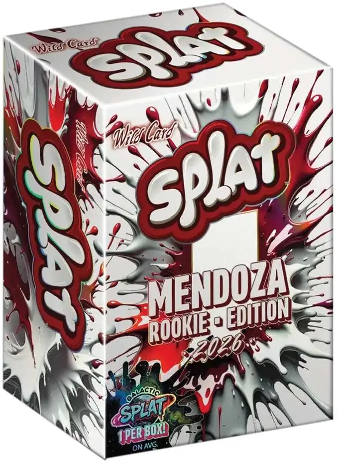 NFL 2026 Splat Mendoza Rookie Edition Football Trading Card Jumbo