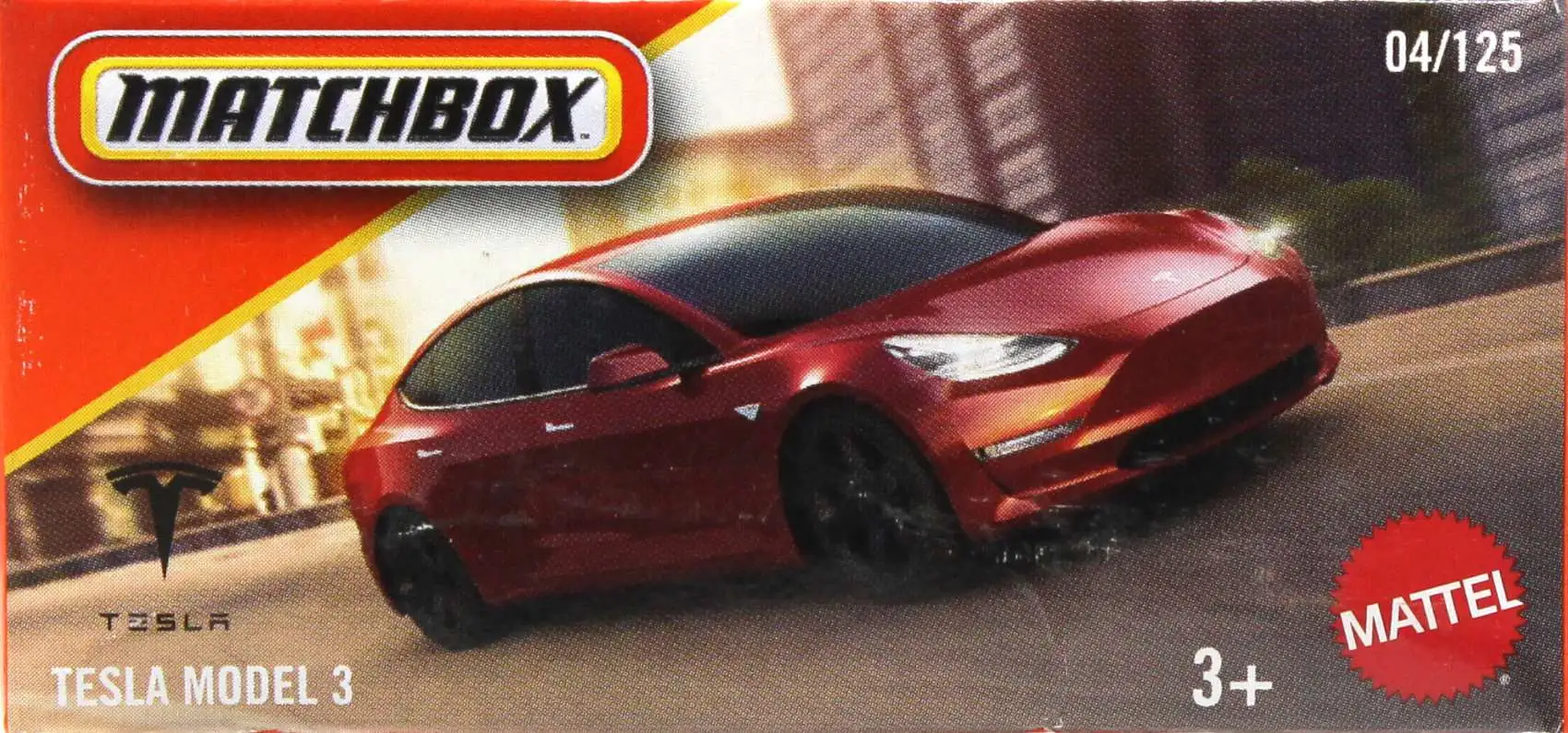 Matchbox Tesla Model 3 Diecast Car [Boxed]