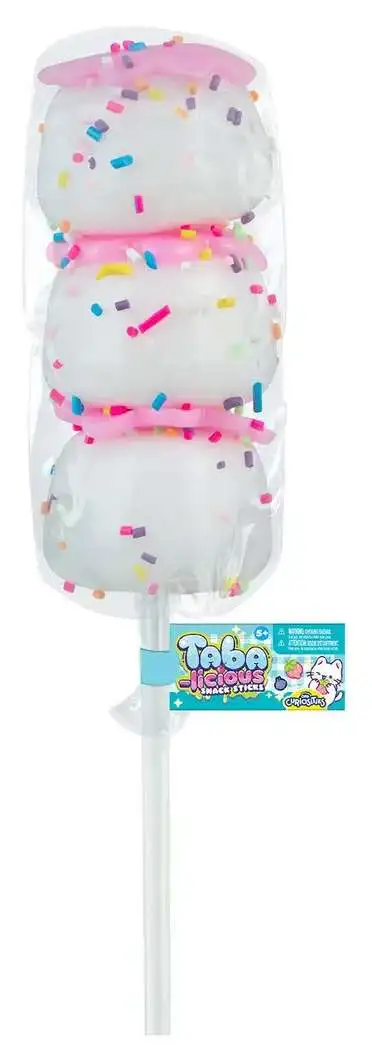 Taba-Licious Snack Sticks Frosted Cake Pop 4-Inch Squeeze Toy