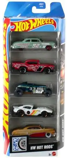 Hot Wheels HW Hot Rods 57 Chevy, 52 Hudson Hornet, Max Steel