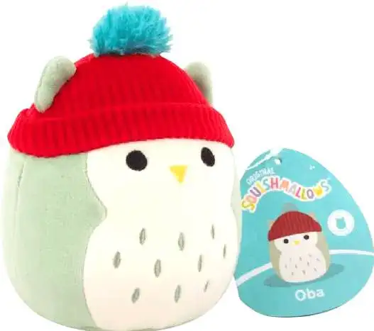 Squishmallows Oba the Owl 5-Inch Plush [with Beanie]