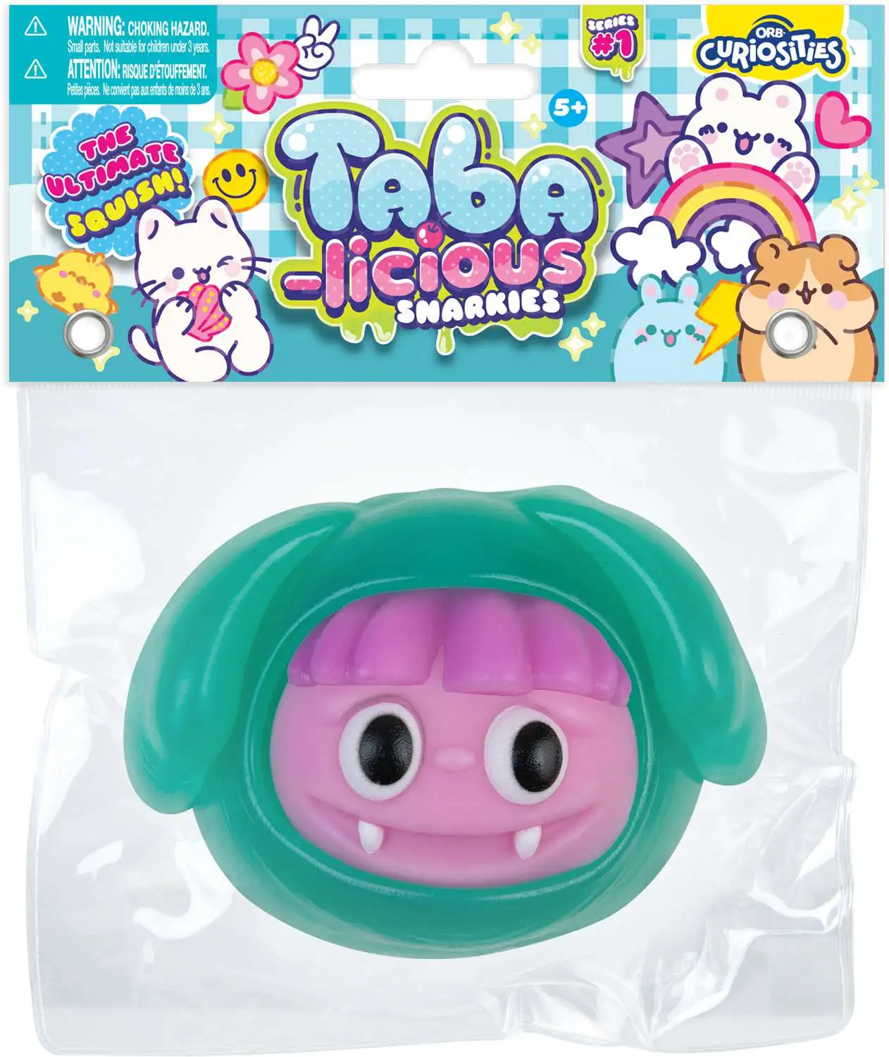 Taba-Licious Curiosities Snarkies Dog 4-Inch Squeeze Toy