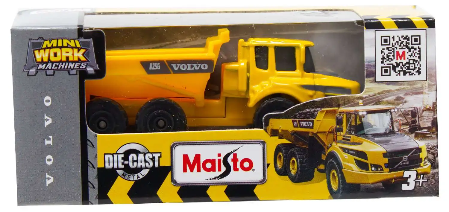 Mini Work Machines Volvo Dump Truck Diecast Vehicle