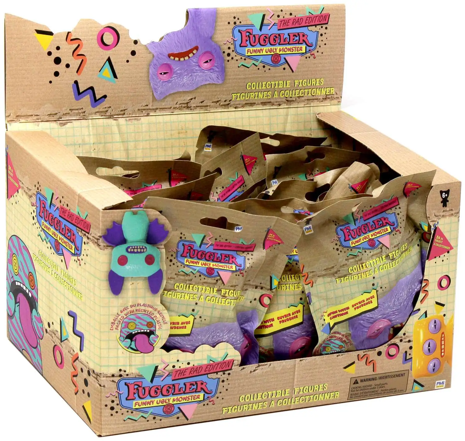 Fuggler The Rad Edition Collectible Figures 2.5-Inch Mystery Box [24 Packs]
