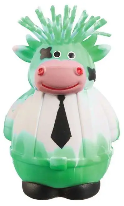 Irre-Squish-Tible! Corporate Cow GREEN Squeeze Toy