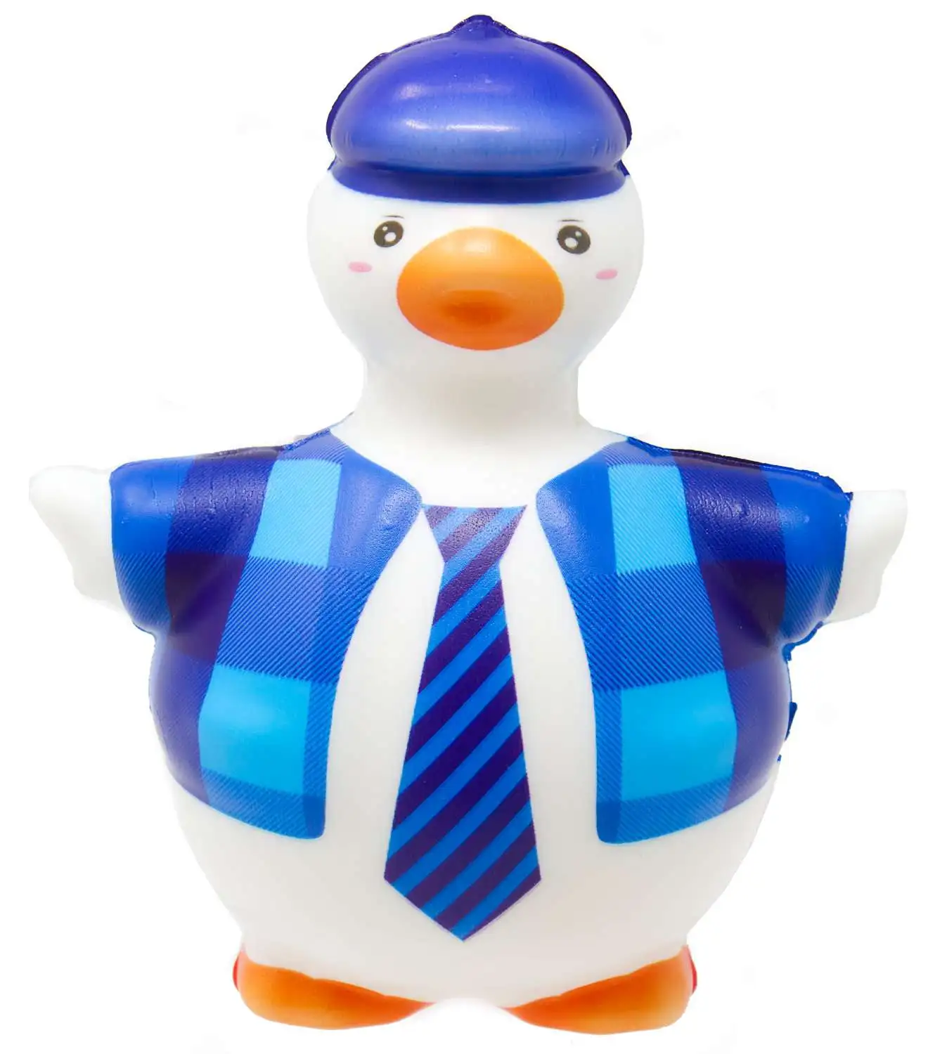 Hello Ducky! Slo-Rise Smushy Ducky BLUE Squeeze Toy