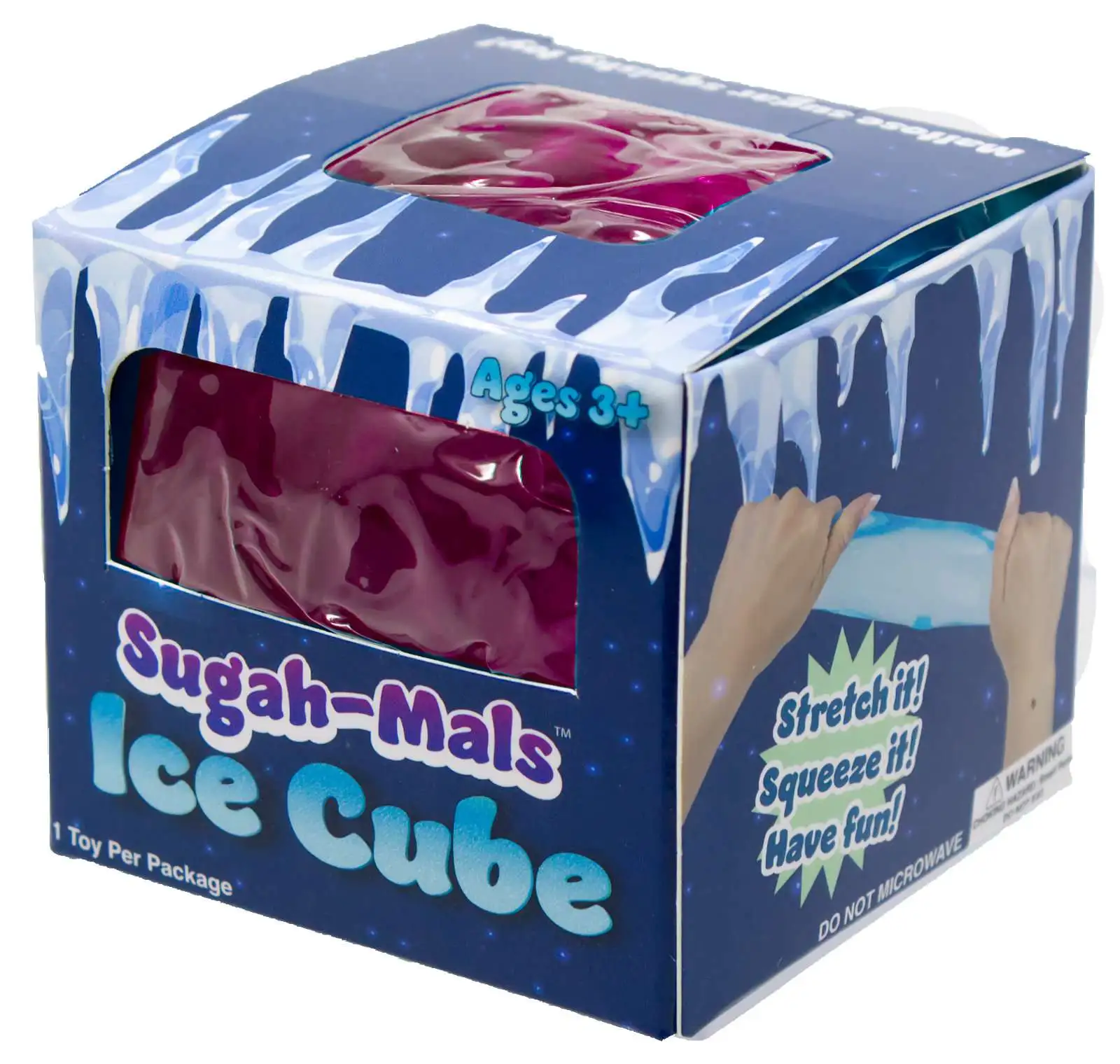 Sugah-Mals Ice Cube PINK Sugar Squishy Toy