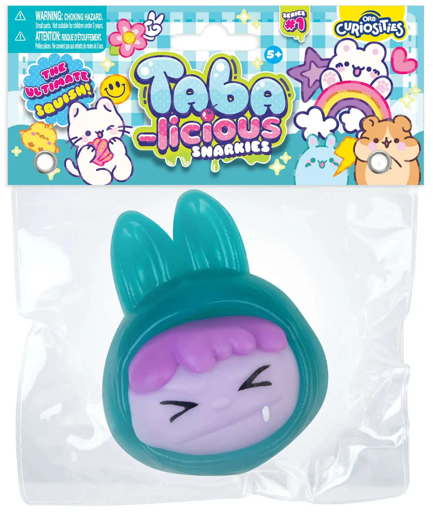 Taba-Licious Curiosities Snarkies Bunny 4-Inch Squeeze Toy [Purple]