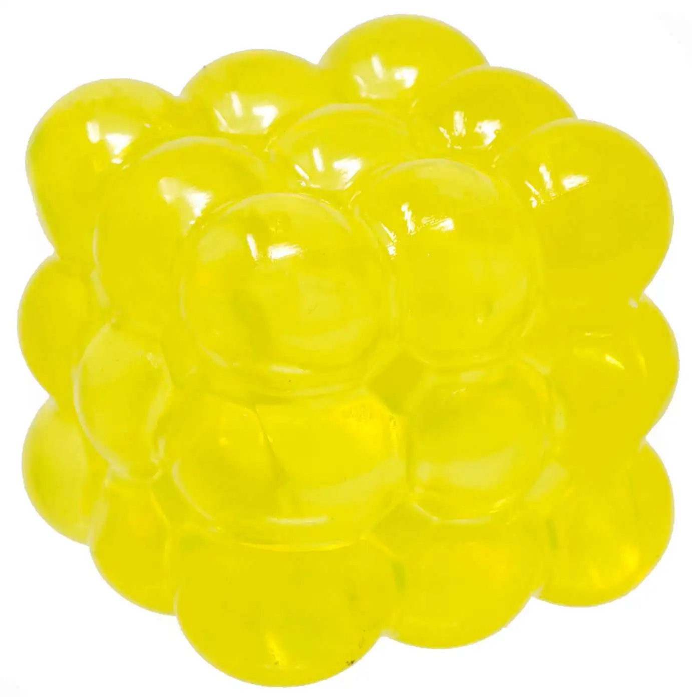 Maltose Bubble Cube YELLOW 2-Inch Stress Squishy Fidget Toy