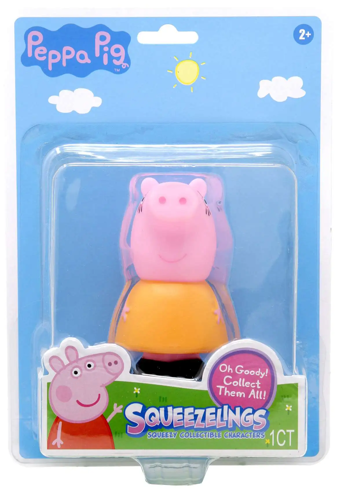 Peppa Pig Squeezelings Mommy Pig 3-Inch Vinyl FIgure