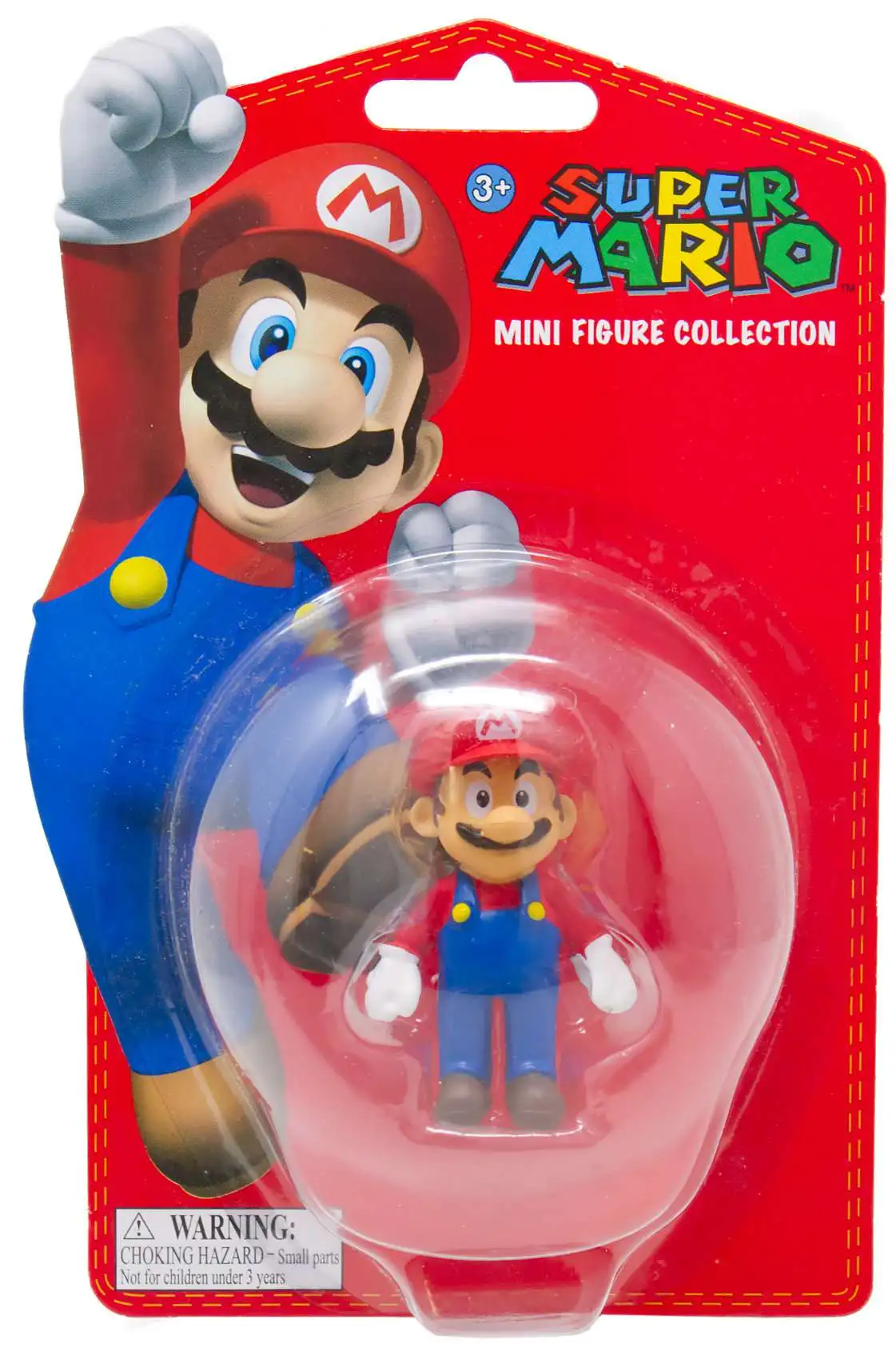 Super Mario Bros Mario 2-Inch Vinyl Mini Figure [Standing]