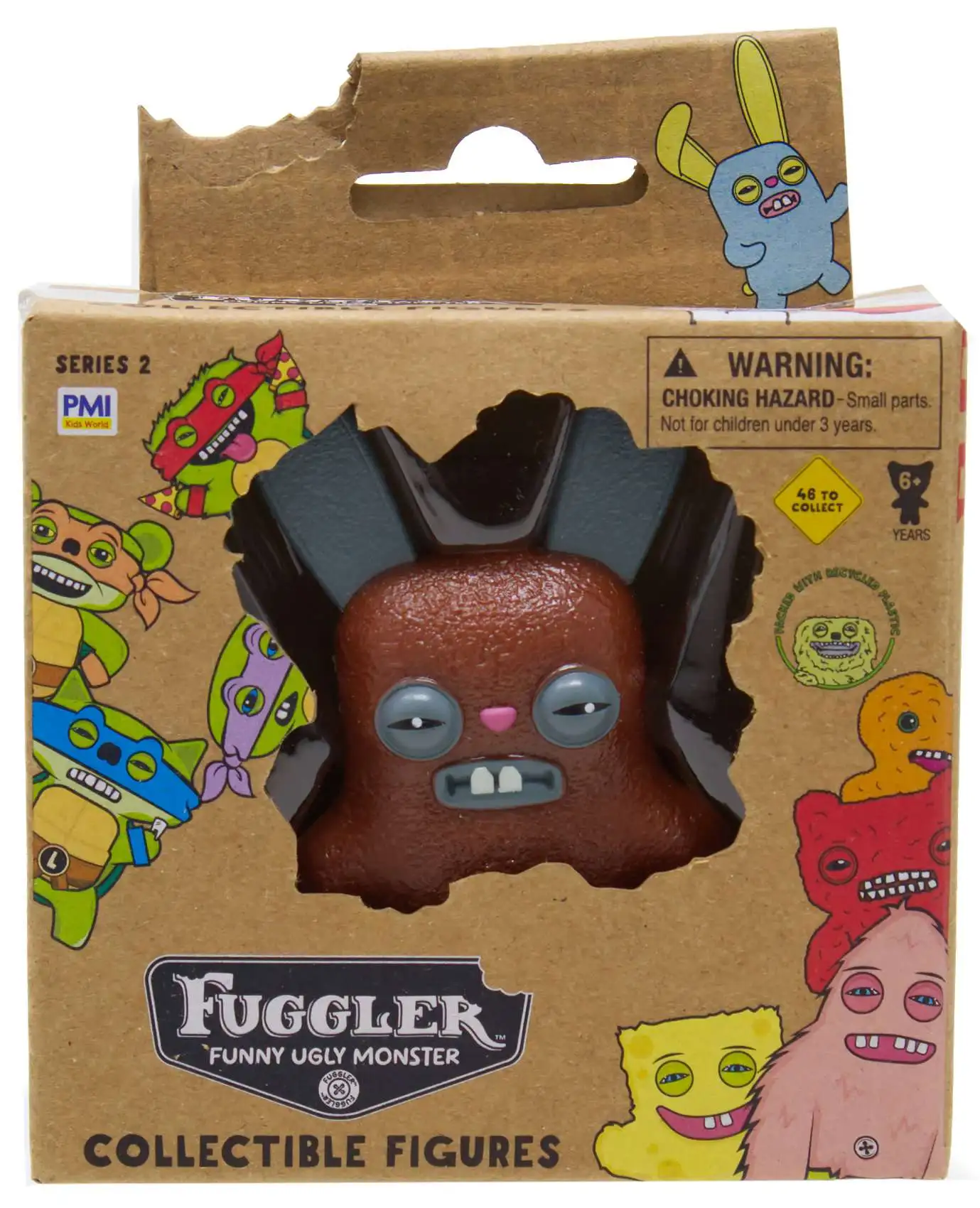 Fuggler Series 2 Rabid Rabbit 2.5-Inch Mini Figure [Brown]