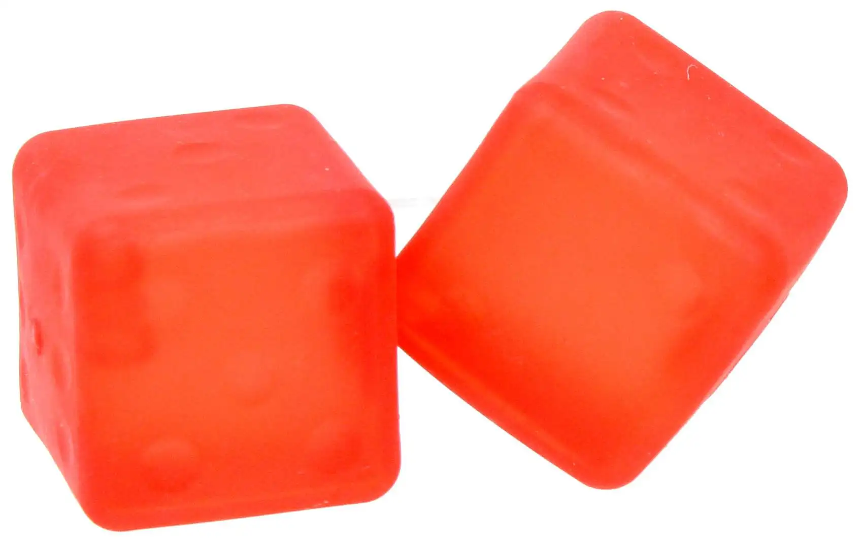 Aurora Sugar Squeezy Pair of Dice RED 1.5-Inch Squishy Toy