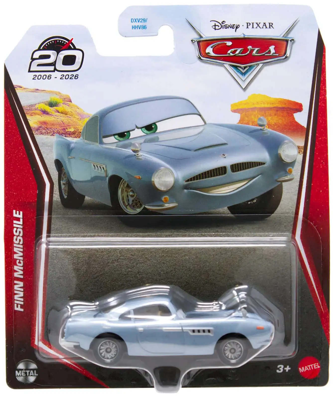 Disney Pixar Cars 20th Anniversary Metal Finn McMissile 155