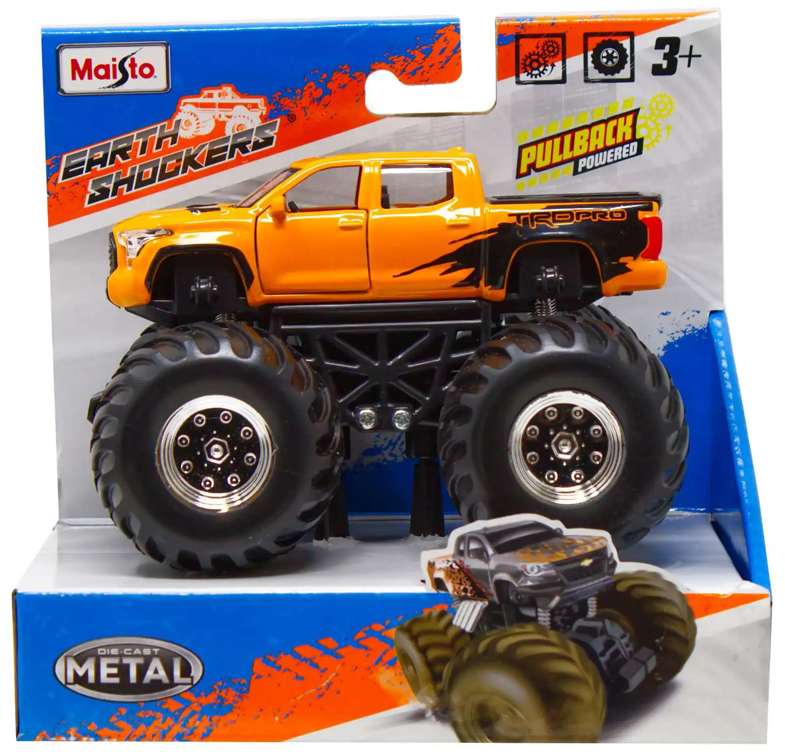 Earth Shockers Toyota Tundra Diecast Pull-Back Car