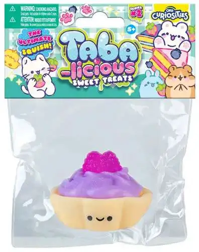 Taba-Licious Sweet Treats Raspberry Tart 4-Inch Squeeze Toy