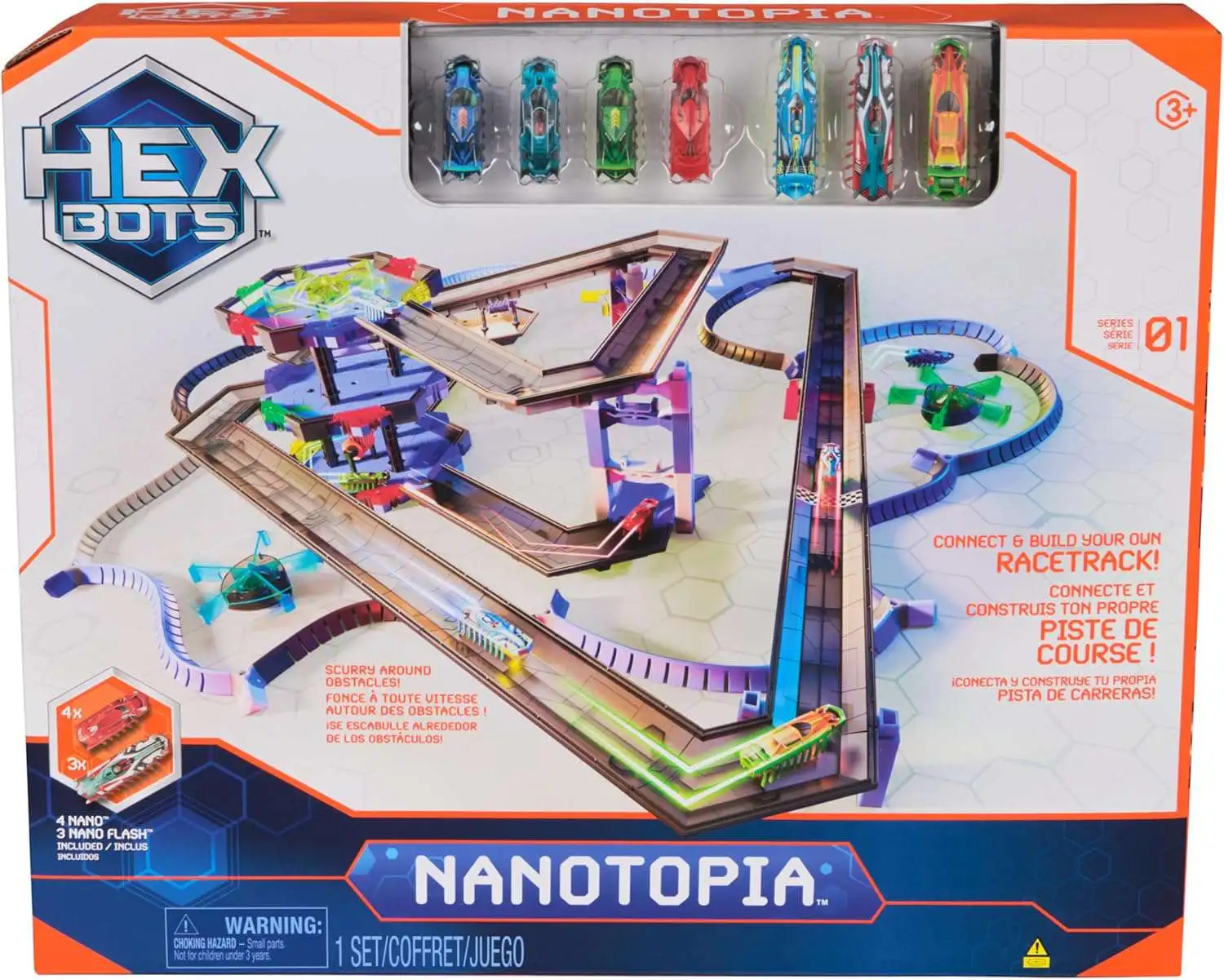 Hex Bots Micro Robotic Creatures Nanotopia Playset [Damaged Package]