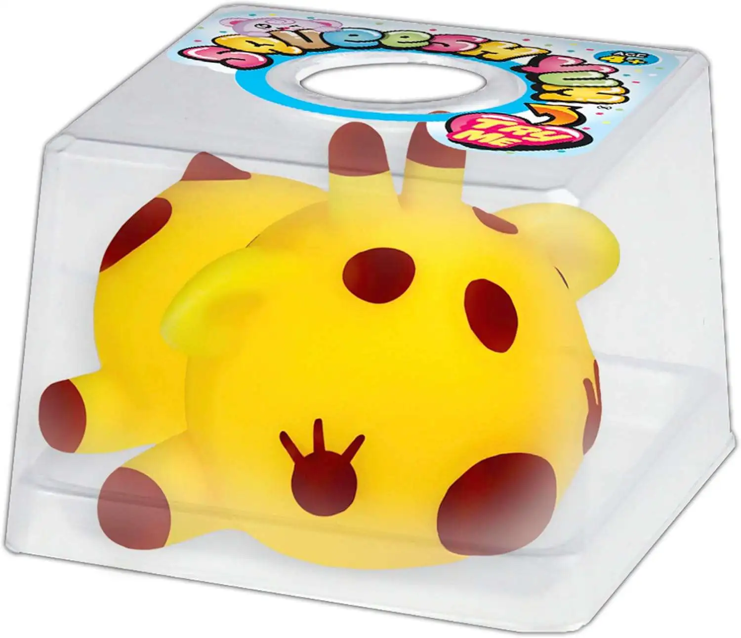 Squeesh Yum Jumbo Jigglies Giraffe 2.5-Inch Mini Squeeze Toy