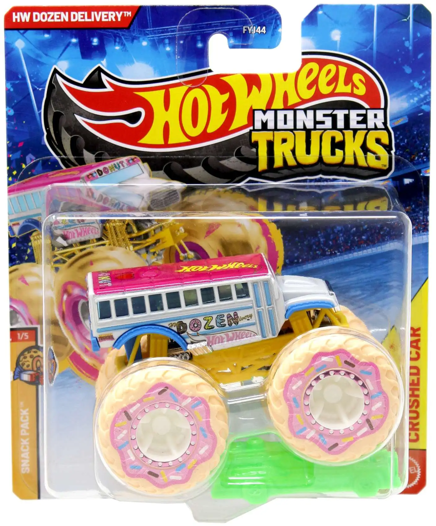 Hot Wheels Monster Trucks Snack Pack HW Dozen Delivery Diecast Car