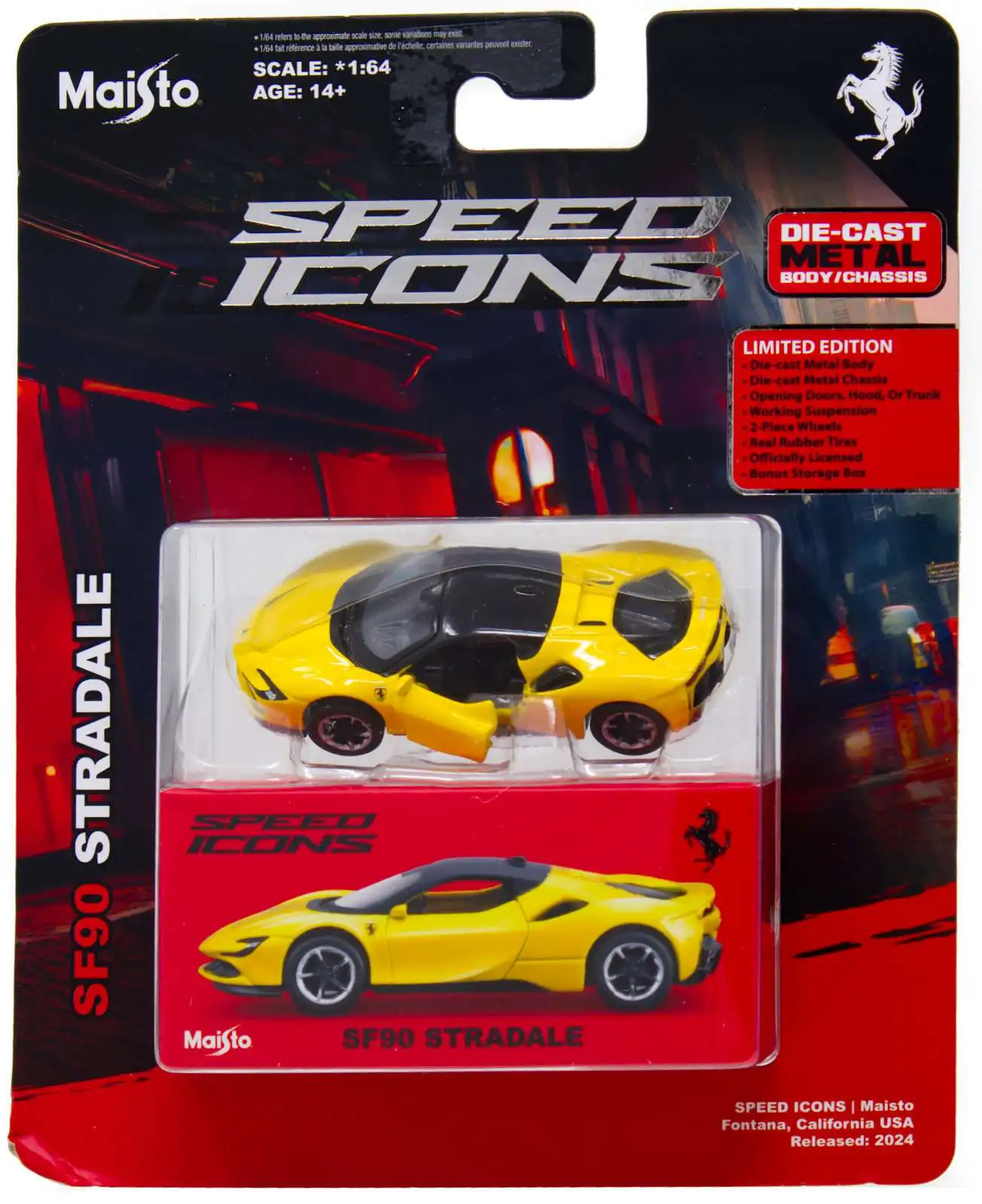 Speed Icons SF90 Stradale Diecast Car