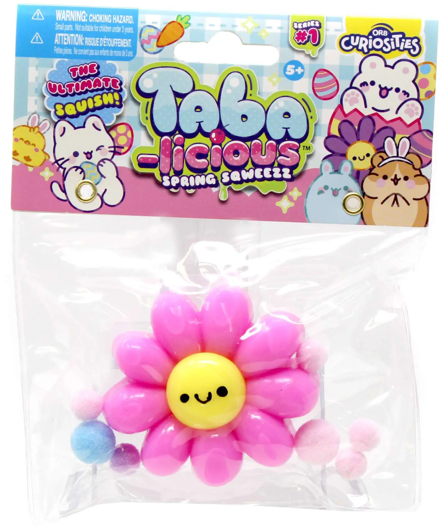 Taba-Licious Spring Sqweezz Flower 3 Squeeze Toy ORB Toys - ToyWiz
