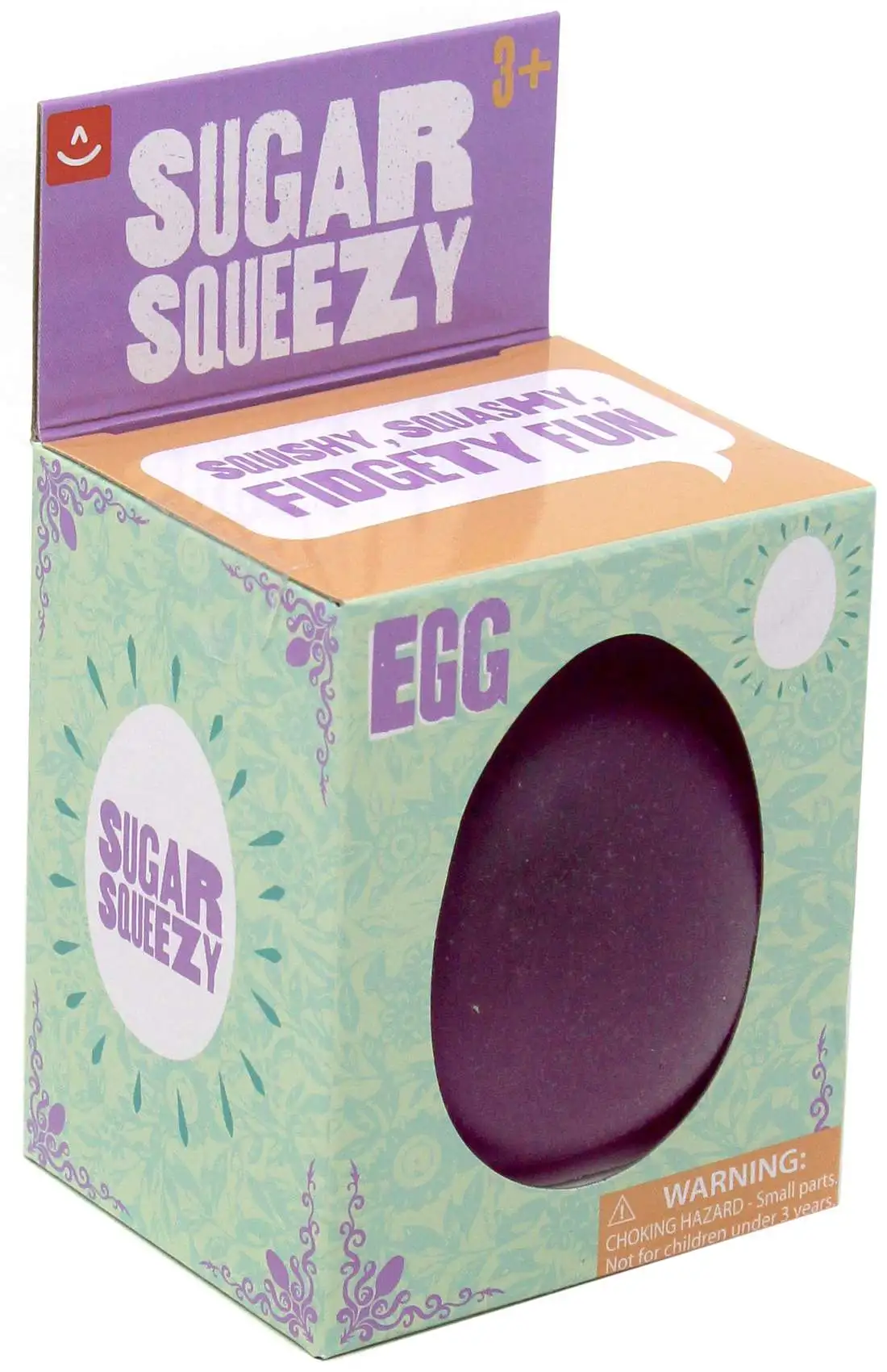 Aurora Sugar Squeezy Egg PUPRLE Squeeze Toy
