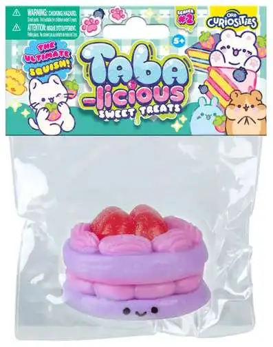 Taba-Licious Curiosities Sweet Treats Raspberry Cake 4-Inch Squeeze Toy [Purple]