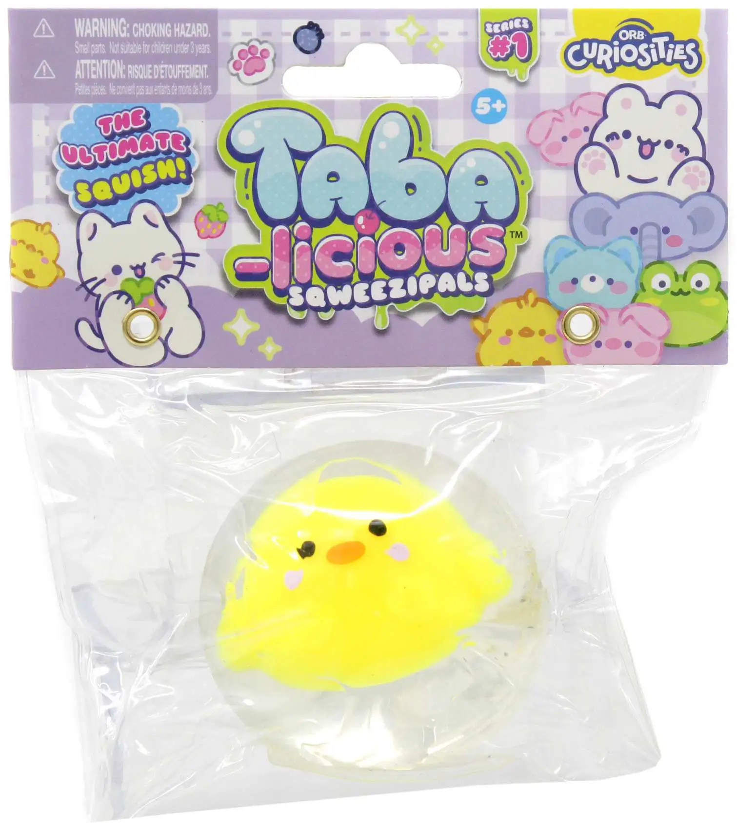 Taba-Licious Sqweezipals Chick 3-Inch Squeeze Toy