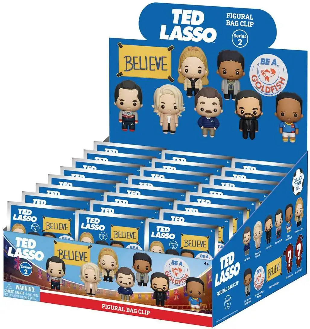 3D Figural Keyring Series 2 Ted Lasso Mystery Box [24 Packs]