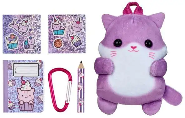 Shopkins Real Littles Plushie Backpack Cat Single Pack - ToyWiz