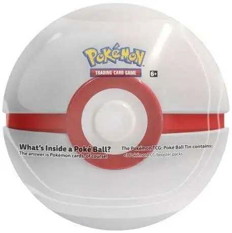 Pokemon 2023 Premier Ball Pokeball Tin Set [3 Booster Packs & 2 Sticker Sheets]