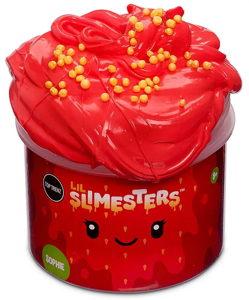 Lil Slimesters Buttery Texture Sophie Strawberry Slime [with Foam Ball Mix-Ins]