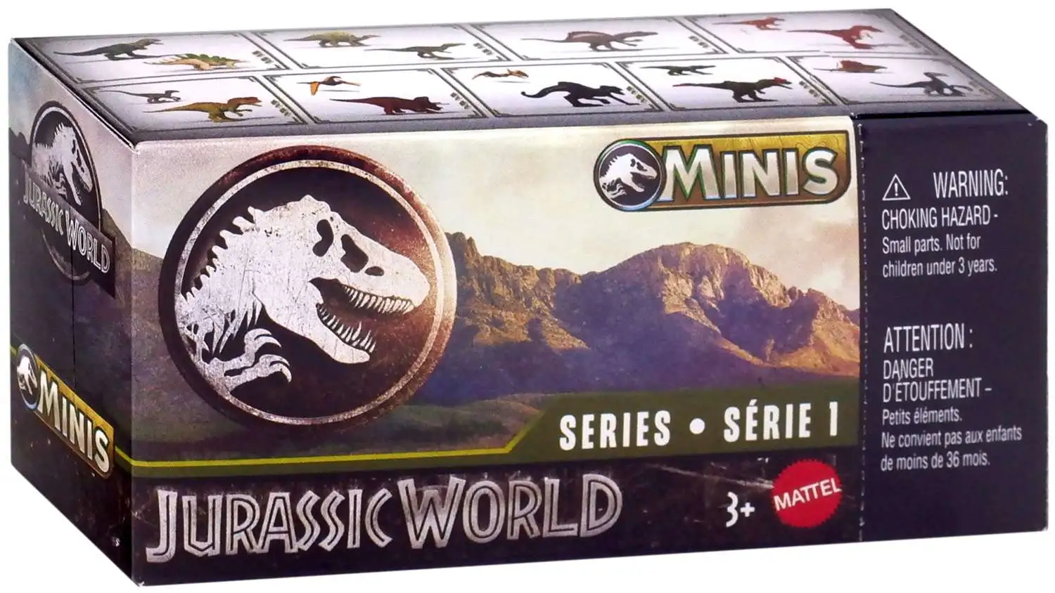 Jurassic World MINIS 2024 Series 1 Mystery Pack [1 RANDOM Extra Large Figure OR 2 Regular Sized Figures]