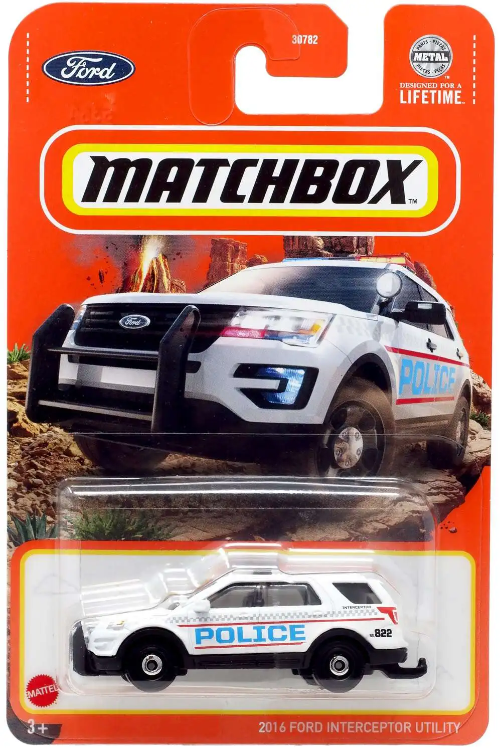 Matchbox 2016 Ford Interceptor Utility Diecast Car