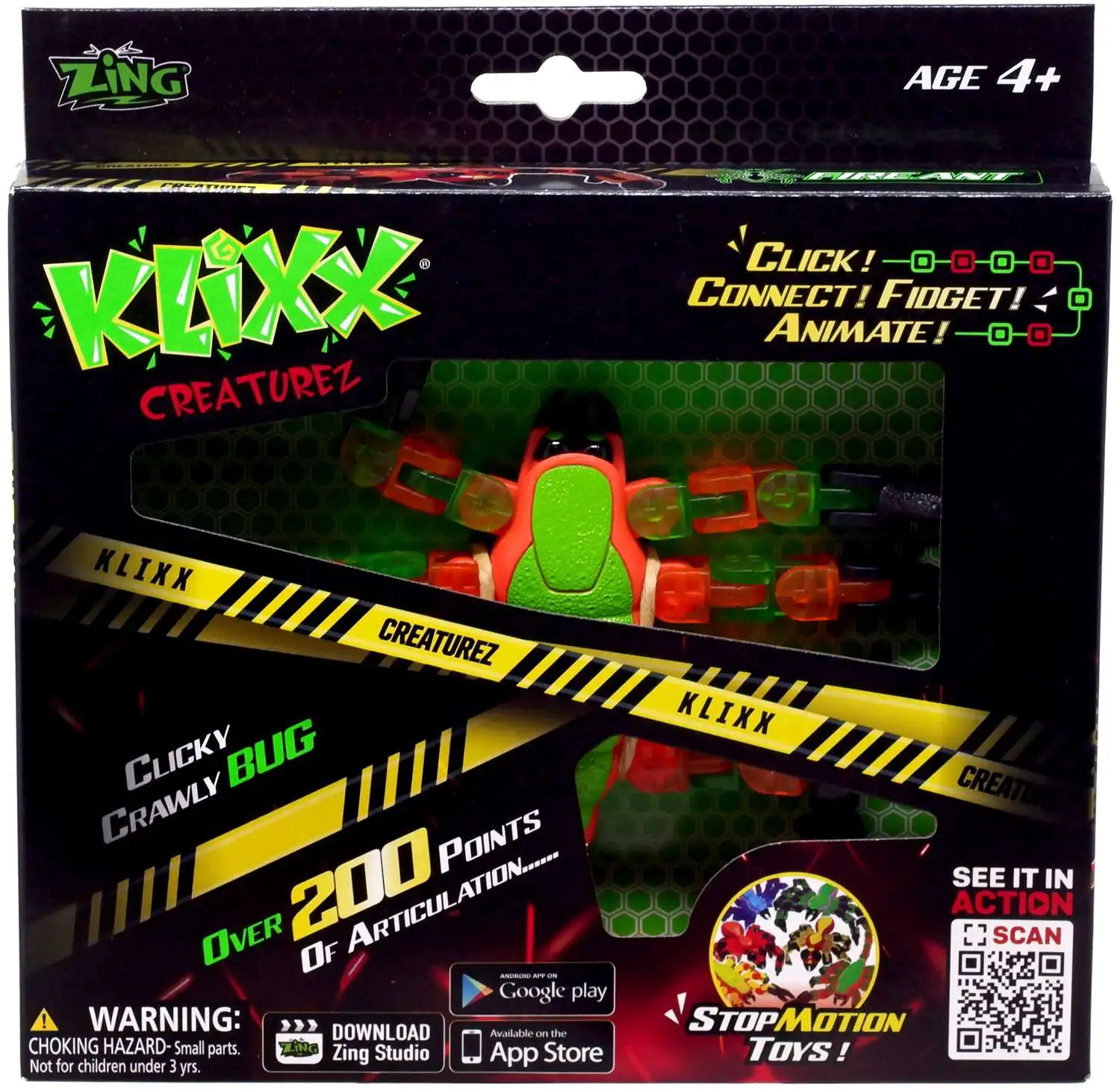 Klixx Creaturez Scorpion Figure Zing - ToyWiz